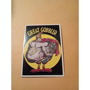 1983 General Mills Zero Heroes Trading Card Sticker Card Vintage #16